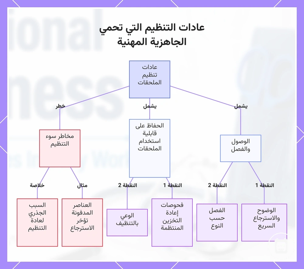 عادات التنظيم التي تحمي الجاهزية المهنية