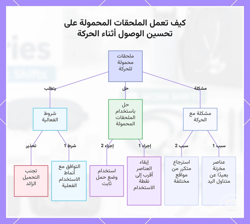كيف تعمل الملحقات المحمولة على تحسين الوصول أثناء الحركة
