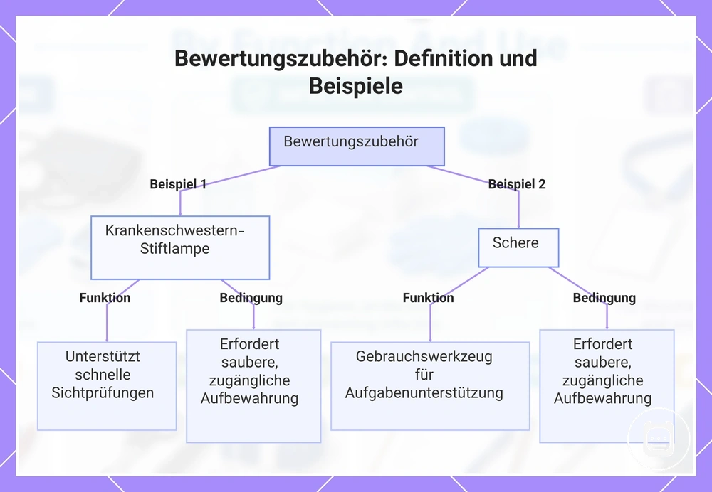 Bewertungszubehör: Definition und Beispiele