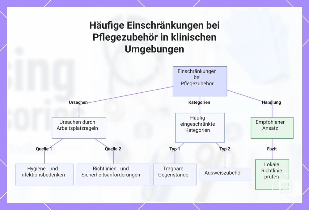 Häufige Einschränkungen bei Pflegezubehör in klinischen Umgebungen