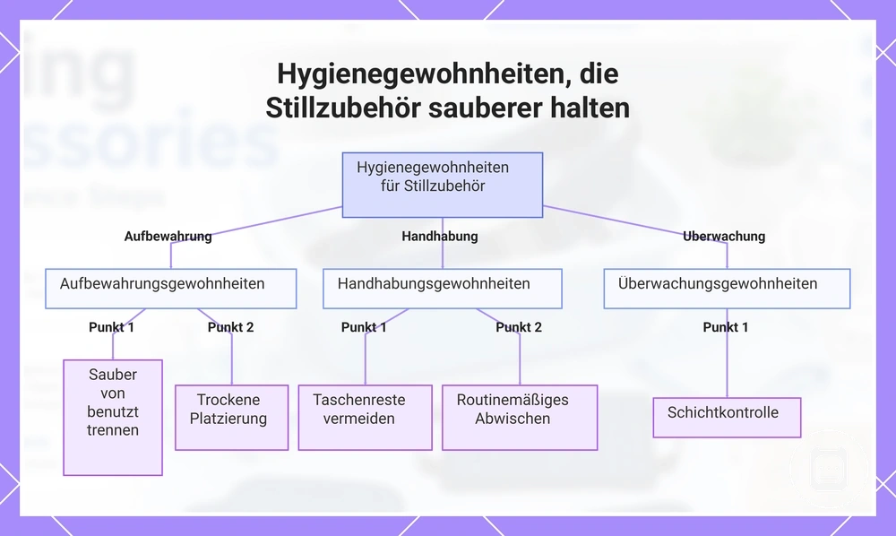 Hygienegewohnheiten, die Stillzubehör sauberer halten