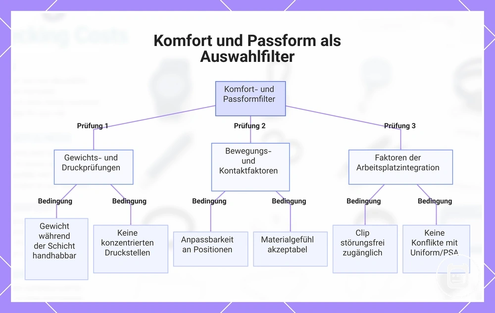 Komfort und Passform als Auswahlfilter