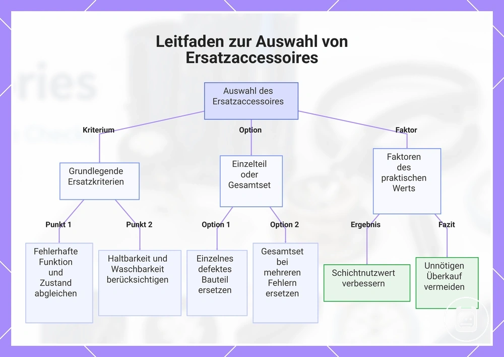 Leitfaden zur Auswahl von Ersatzaccessoires