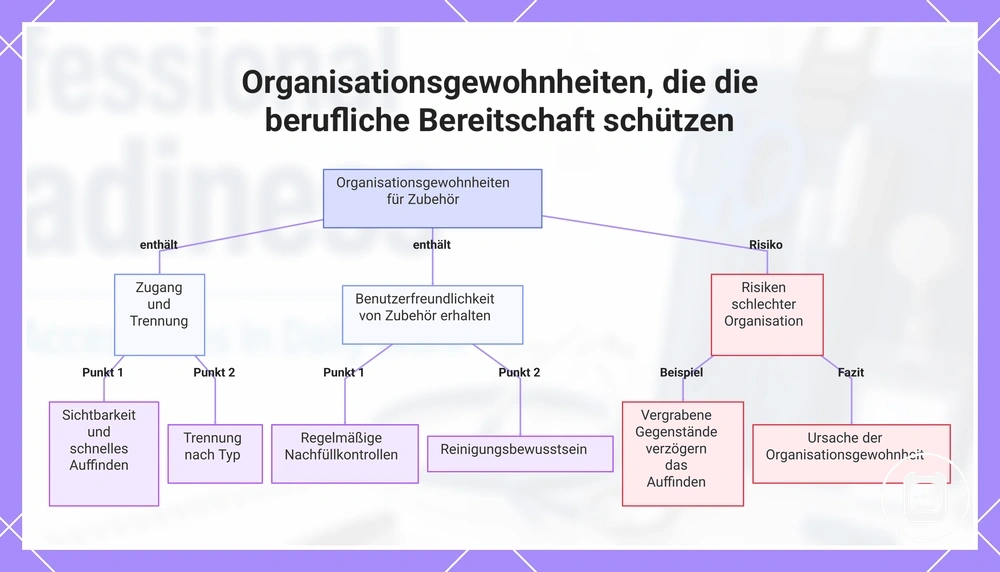 Organisationsgewohnheiten, die die berufliche Bereitschaft schützen