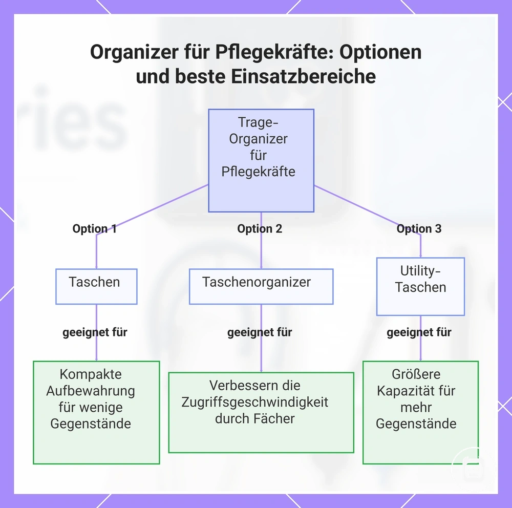 Organizer für Pflegekräfte: Optionen und beste Einsatzbereiche
