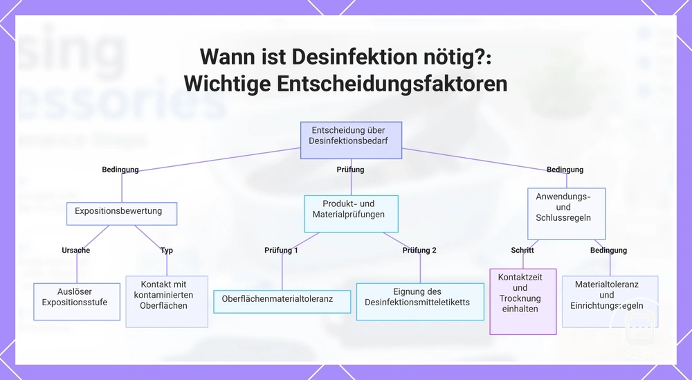 Wann ist Desinfektion nötig?: Wichtige Entscheidungsfaktoren