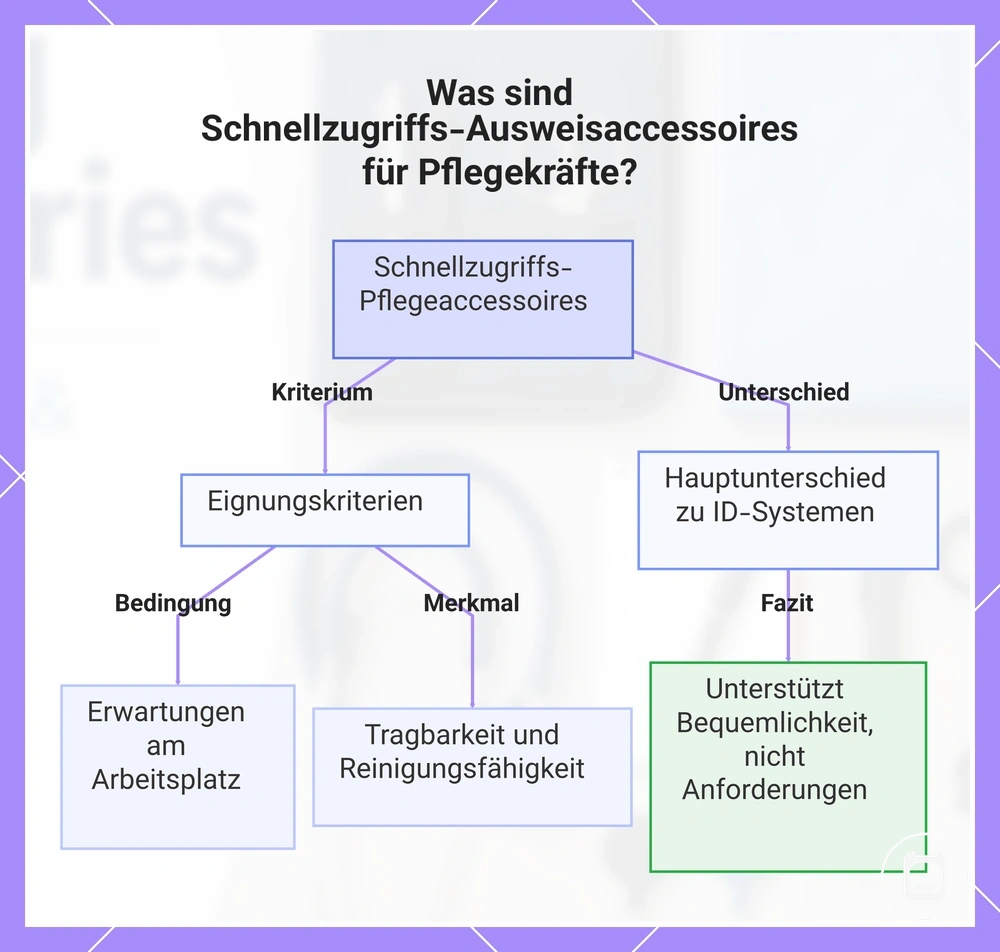 Was sind Schnellzugriffs-Ausweisaccessoires für Pflegekräfte?