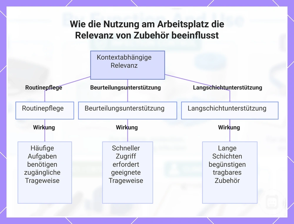 Wie die Nutzung am Arbeitsplatz die Relevanz von Zubehör beeinflusst