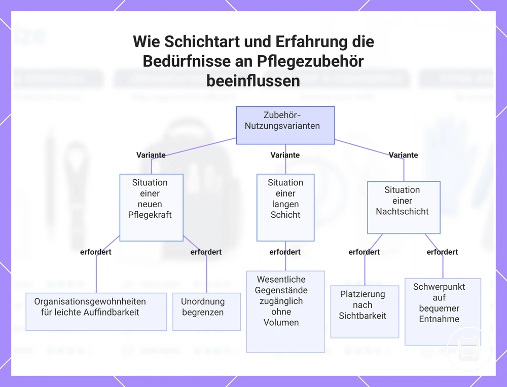 Wie Schichtart und Erfahrung die Bedürfnisse an Pflegezubehör beeinflussen