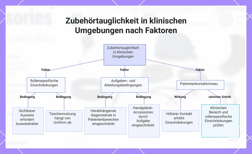 Zubehörtauglichkeit in klinischen Umgebungen nach Faktoren
