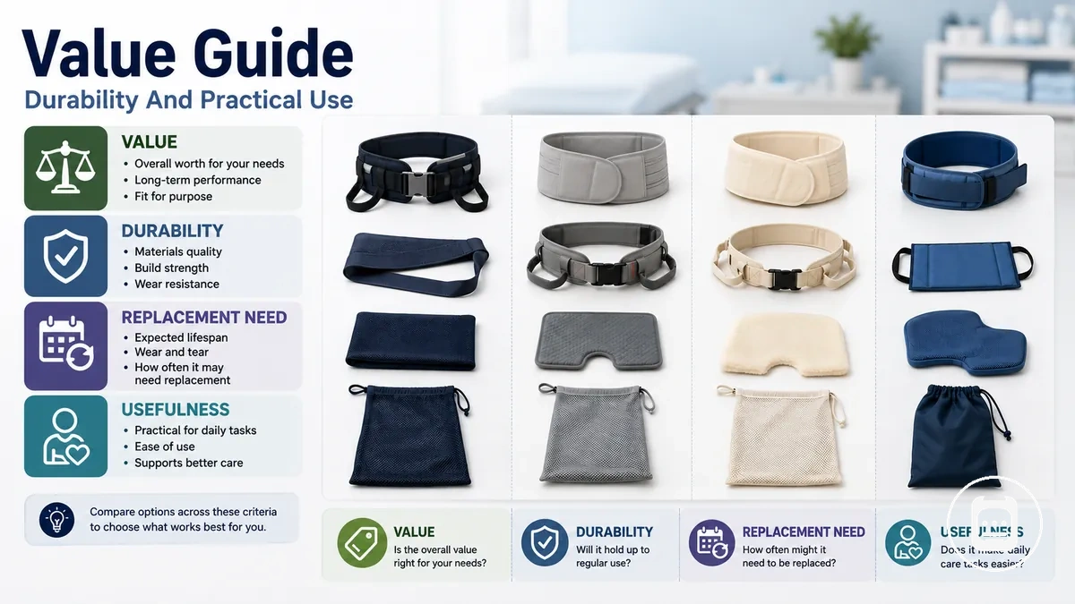 Nursing accessories evaluated by value, durability, replacement need, and practical usefulness