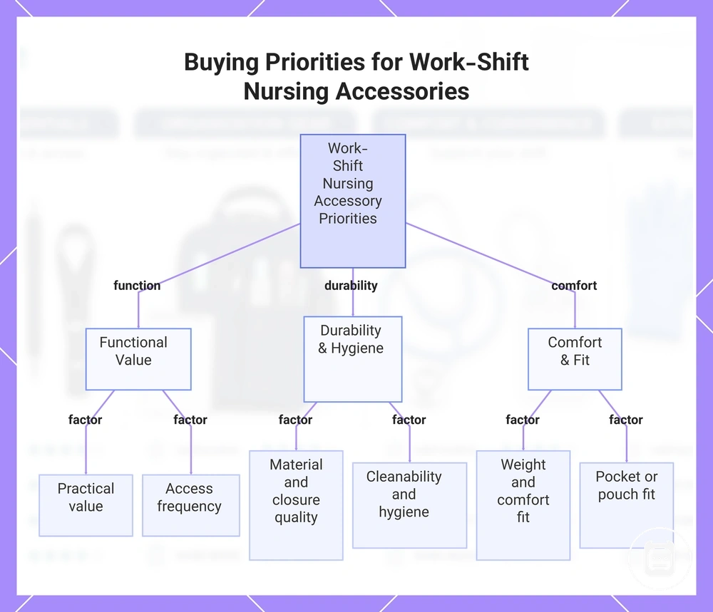 Buying Priorities for Work-Shift Nursing Accessories