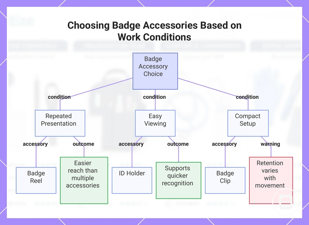 Choosing Badge Accessories Based on Work Conditions
