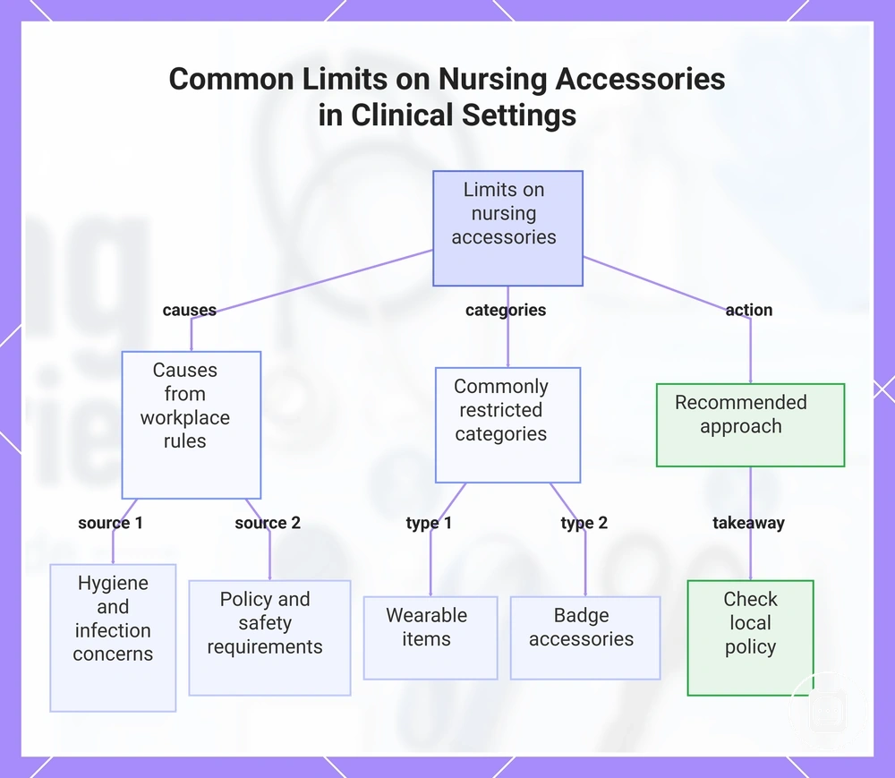 Common Limits on Nursing Accessories in Clinical Settings
