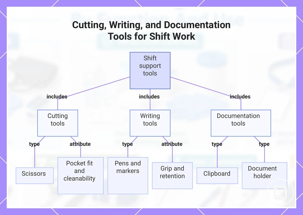Cutting, Writing, and Documentation Tools for Shift Work