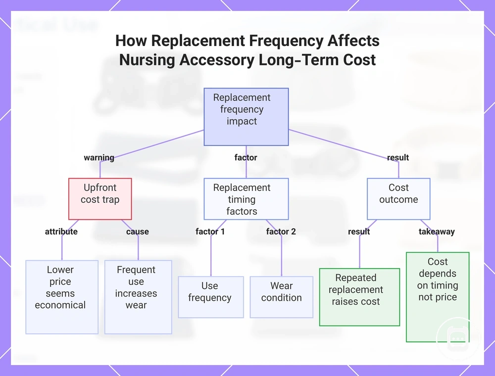 How Replacement Frequency Affects Nursing Accessory Long-Term Cost