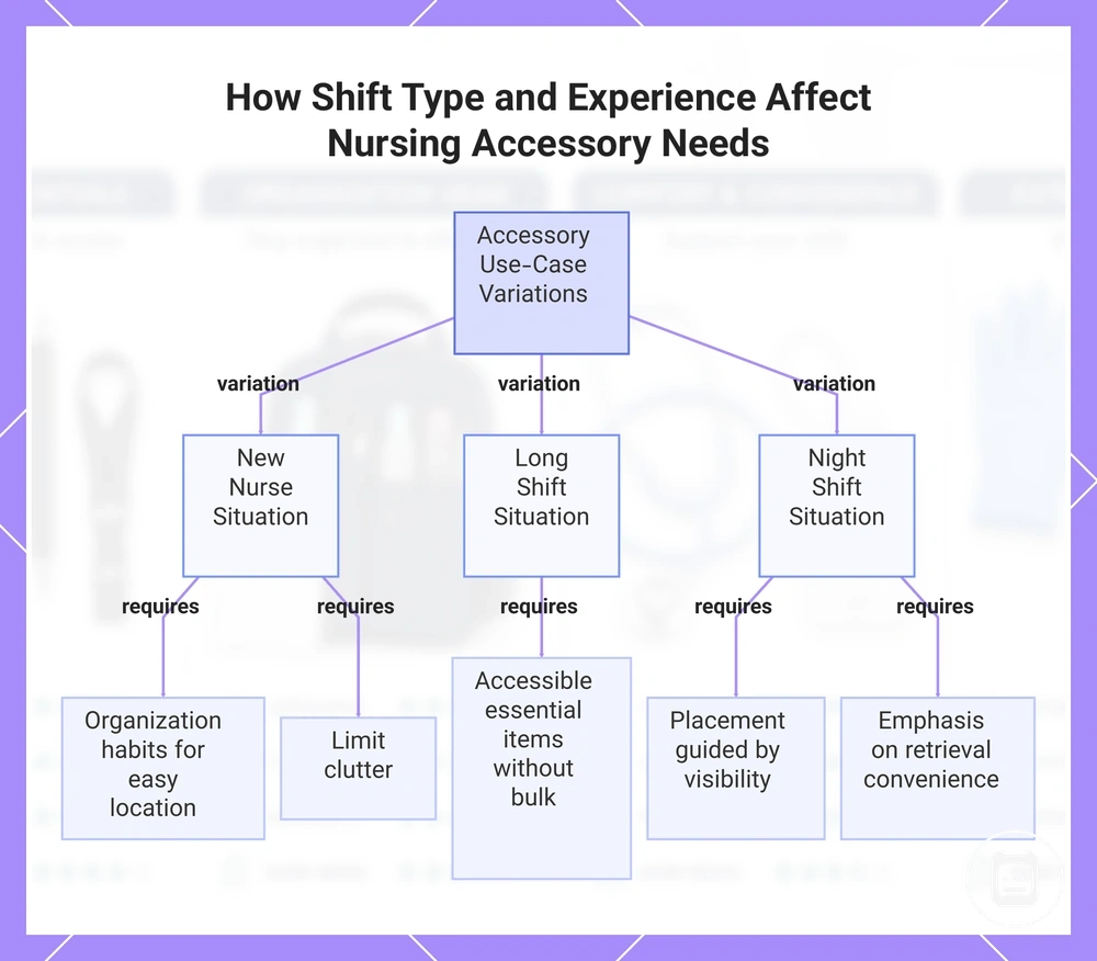 How Shift Type and Experience Affect Nursing Accessory Needs