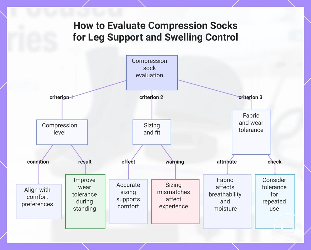 How to Evaluate Compression Socks for Leg Support and Swelling Control
