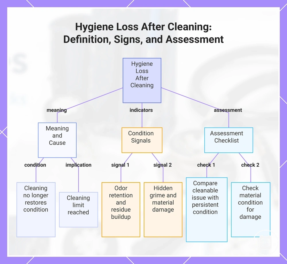 Hygiene Loss After Cleaning: Definition, Signs, and Assessment