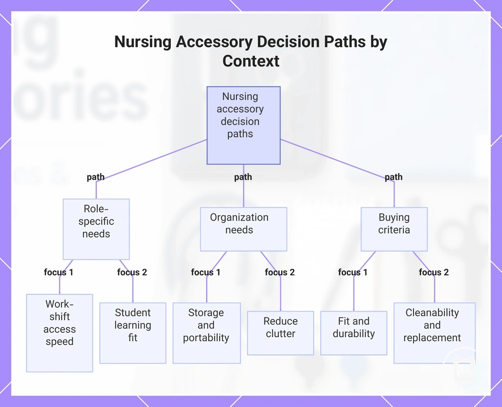 Nursing Accessory Decision Paths by Context