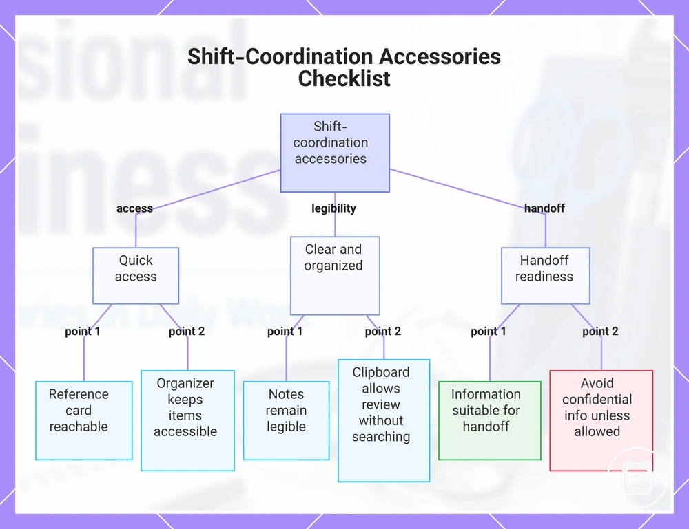 Shift-Coordination Accessories Checklist