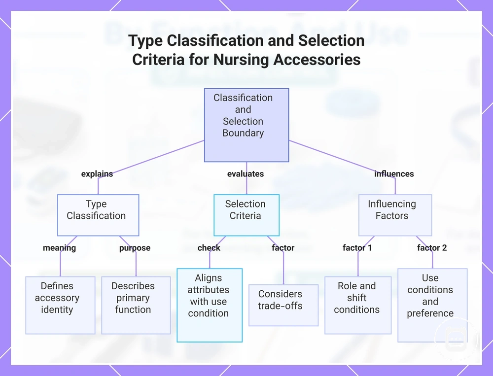 Type Classification and Selection Criteria for Nursing Accessories