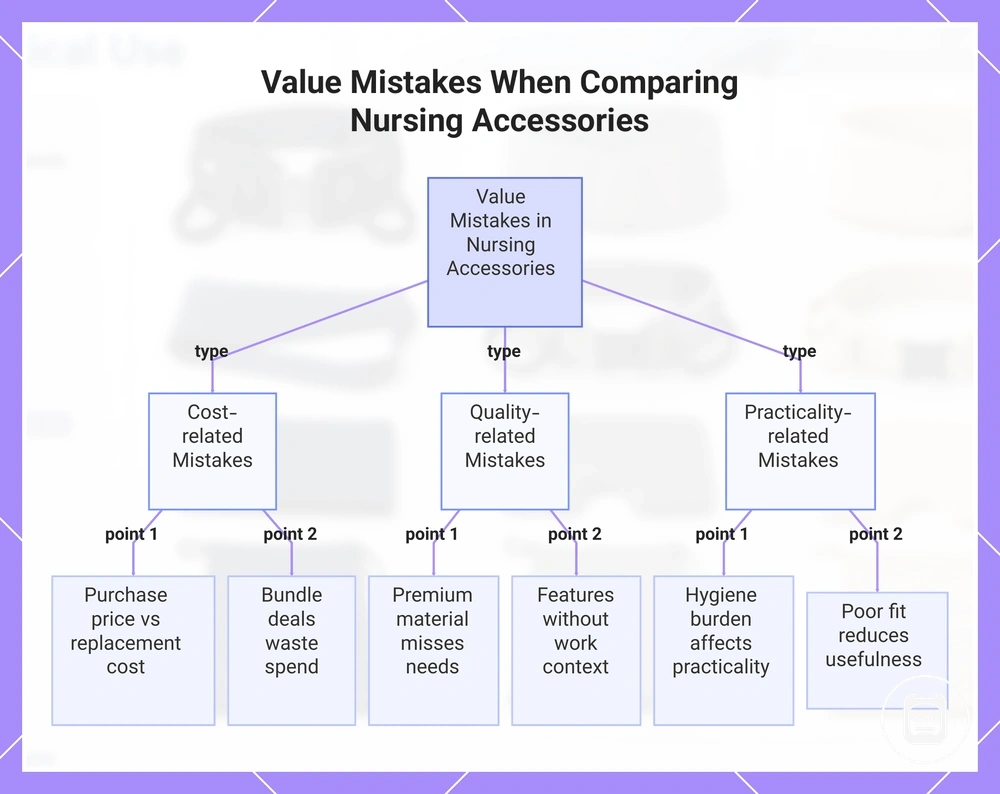 Value Mistakes When Comparing Nursing Accessories