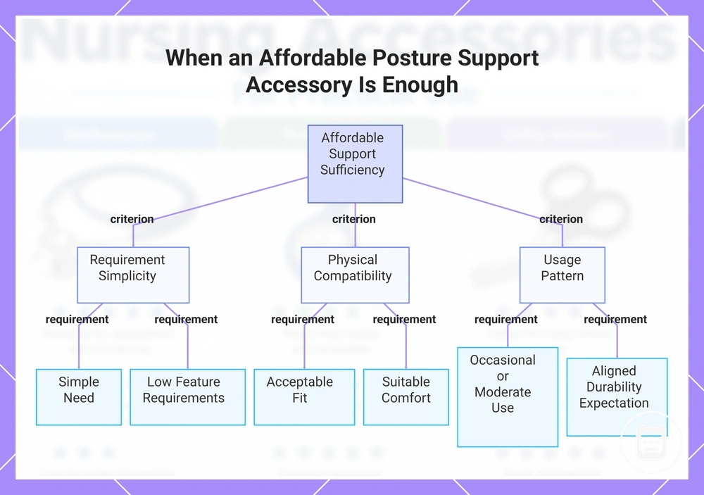 When an Affordable Posture Support Accessory Is Enough