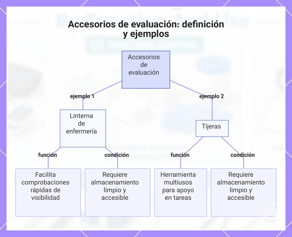 Accesorios de evaluación: definición y ejemplos