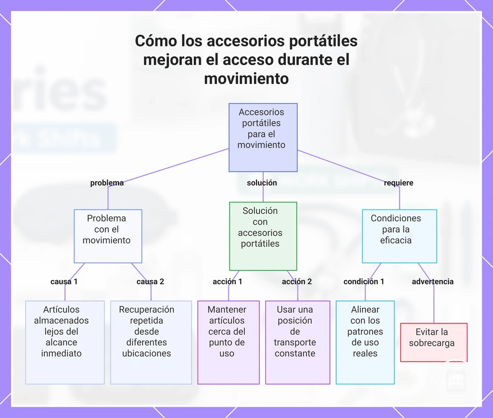 Cómo los accesorios portátiles mejoran el acceso durante el movimiento
