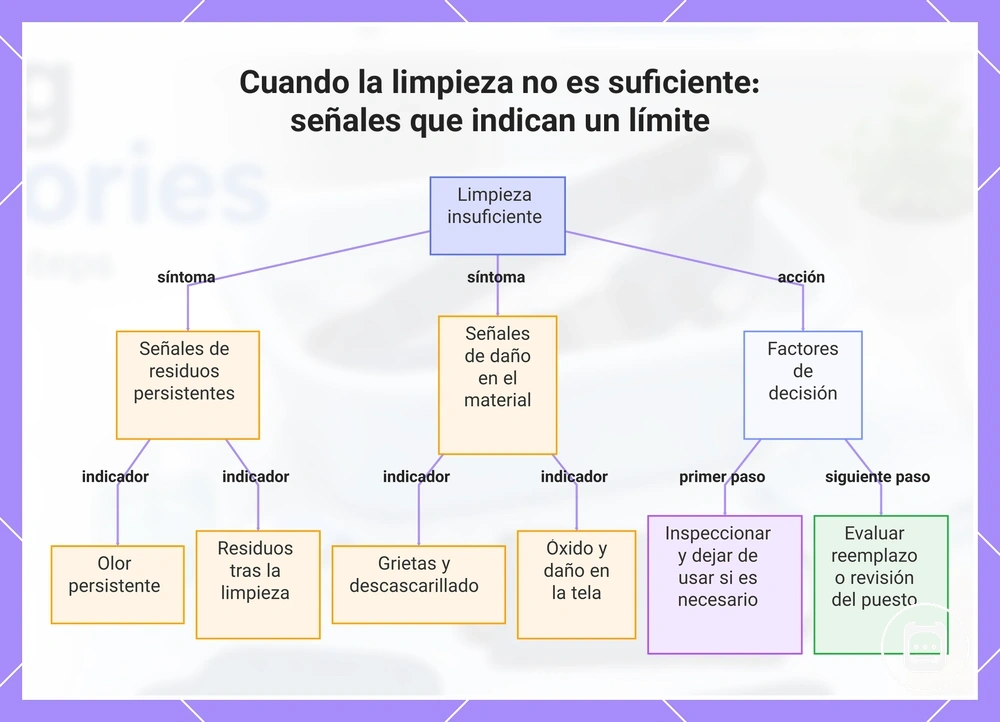 Cuando la limpieza no es suficiente: señales que indican un límite