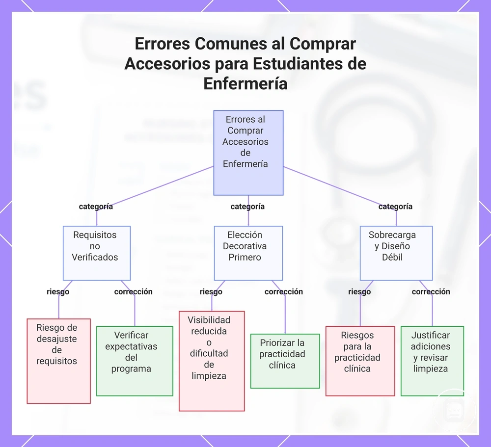 Errores Comunes al Comprar Accesorios para Estudiantes de Enfermería