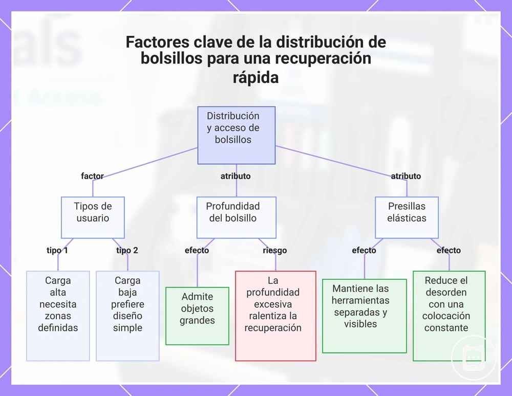 Factores clave de la distribución de bolsillos para una recuperación rápida