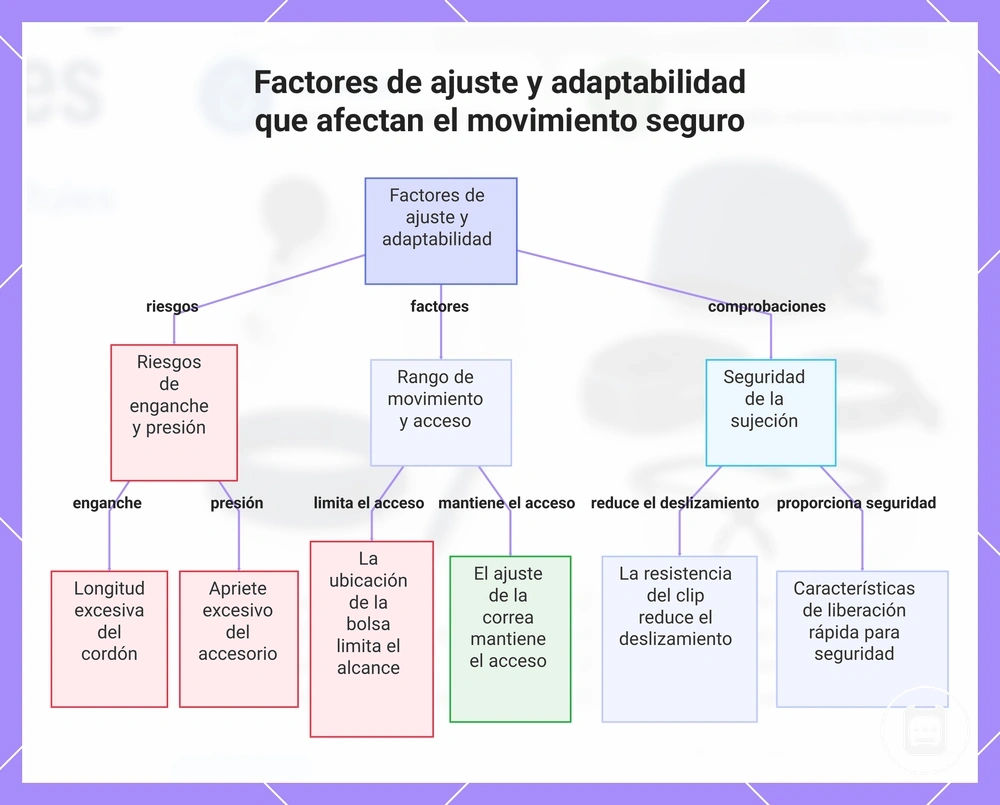Factores de ajuste y adaptabilidad que afectan el movimiento seguro