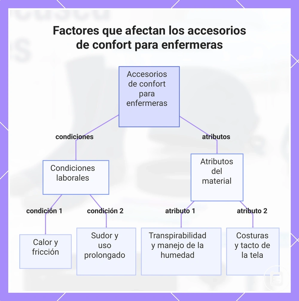 Factores que afectan los accesorios de confort para enfermeras