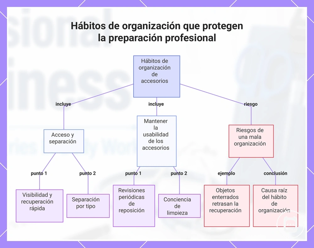 Hábitos de organización que protegen la preparación profesional