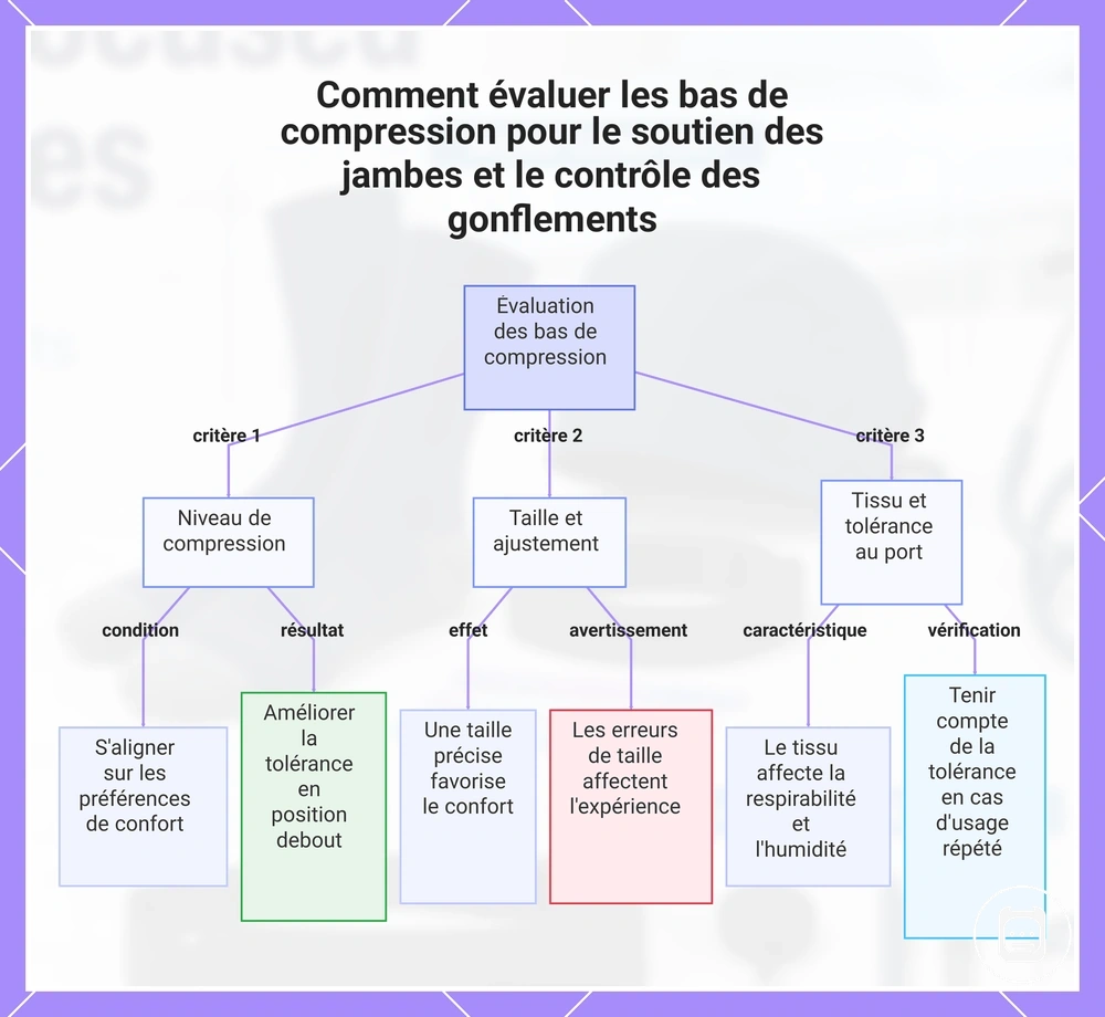 Comment évaluer les bas de compression pour le soutien des jambes et le contrôle des gonflements