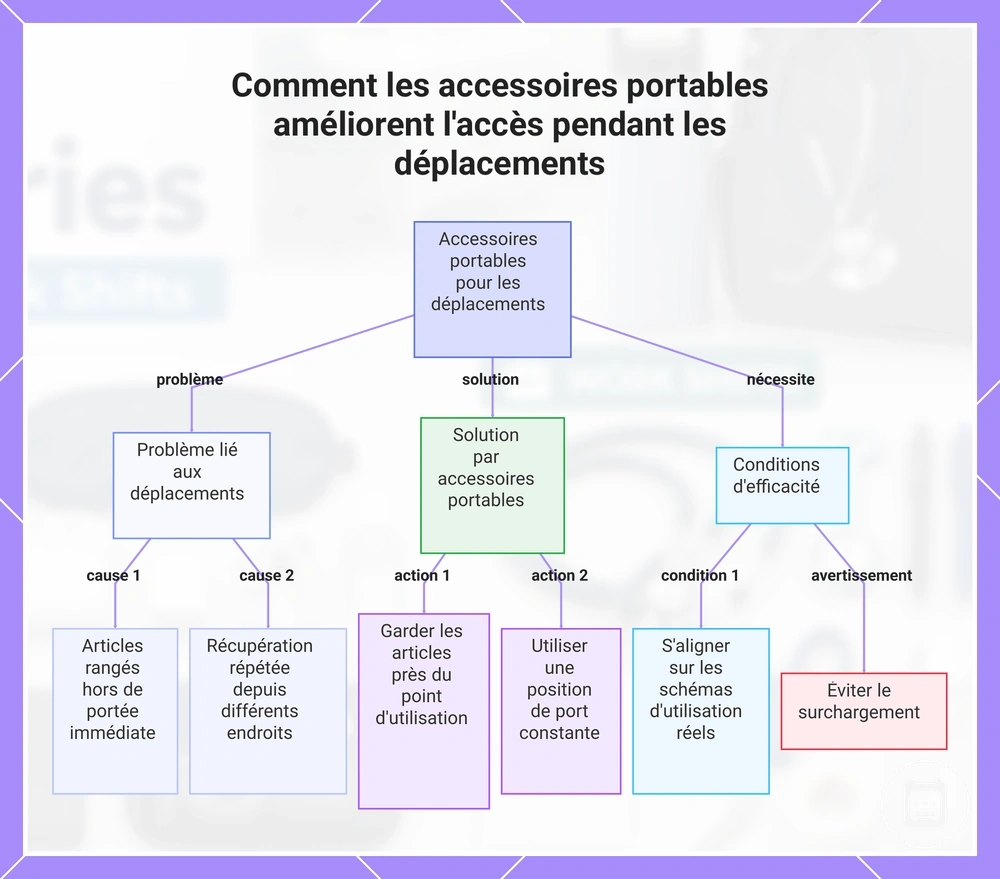 Comment les accessoires portables améliorent l'accès pendant les déplacements