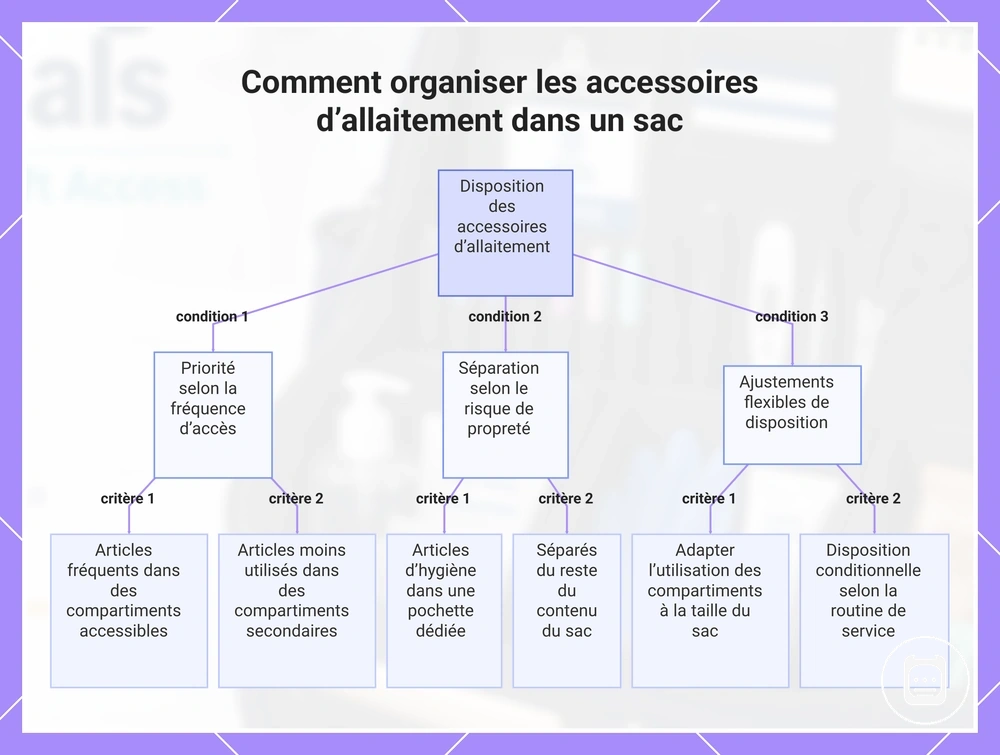 Comment organiser les accessoires d’allaitement dans un sac