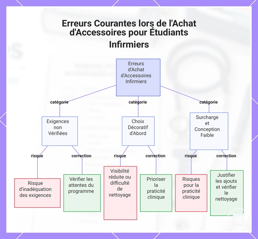 Erreurs Courantes lors de l'Achat d'Accessoires pour Étudiants Infirmiers