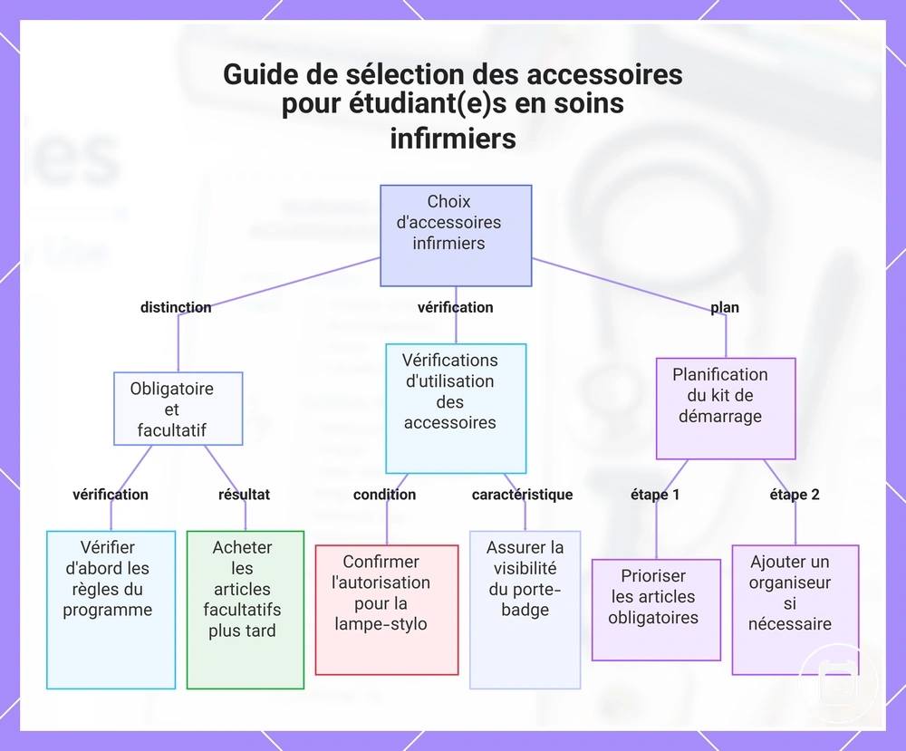 Guide de sélection des accessoires pour étudiant(e)s en soins infirmiers