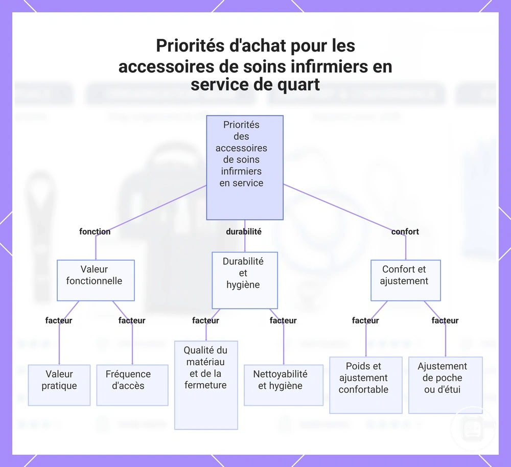 Priorités d'achat pour les accessoires de soins infirmiers en service de quart