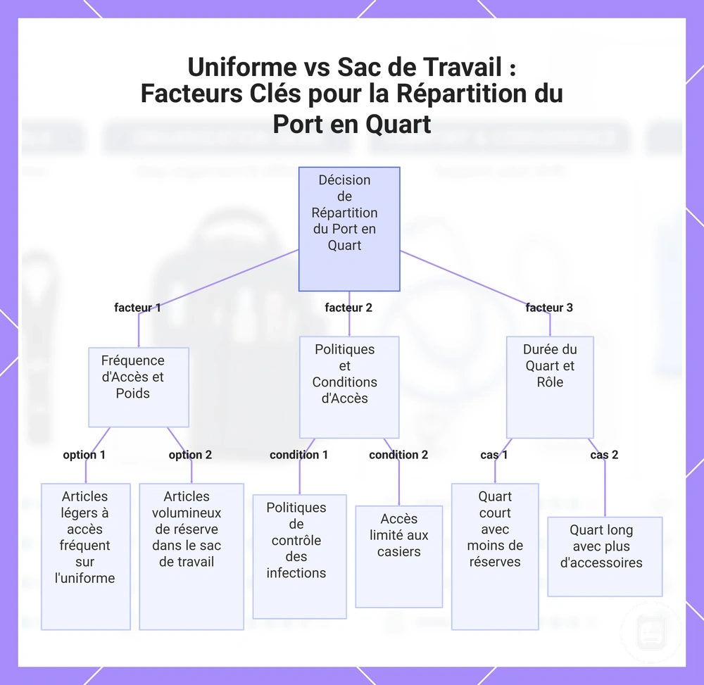 Uniforme vs Sac de Travail : Facteurs Clés pour la Répartition du Port en Quart