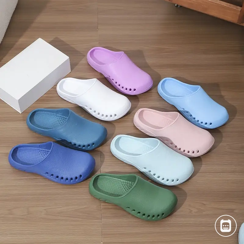 Sapatos cirúrgicos fechados de trabalho para centro cirúrgico e laboratório