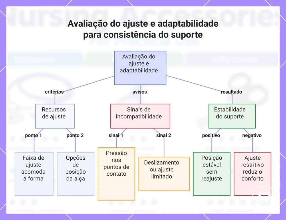 Avaliação do ajuste e adaptabilidade para consistência do suporte