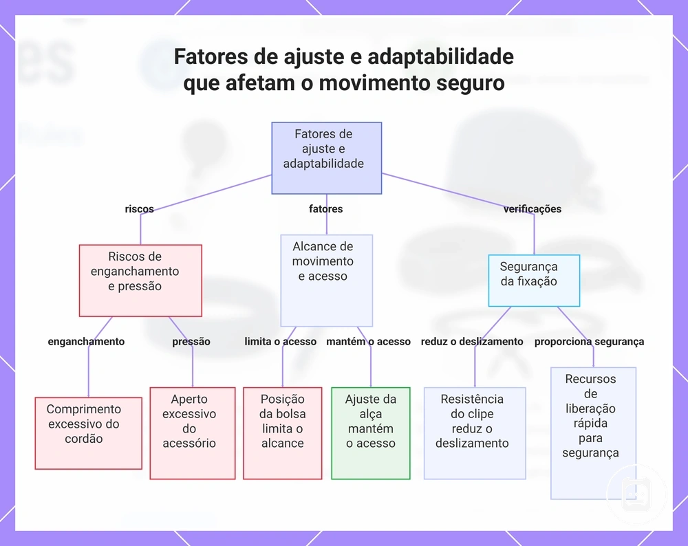 Fatores de ajuste e adaptabilidade que afetam o movimento seguro