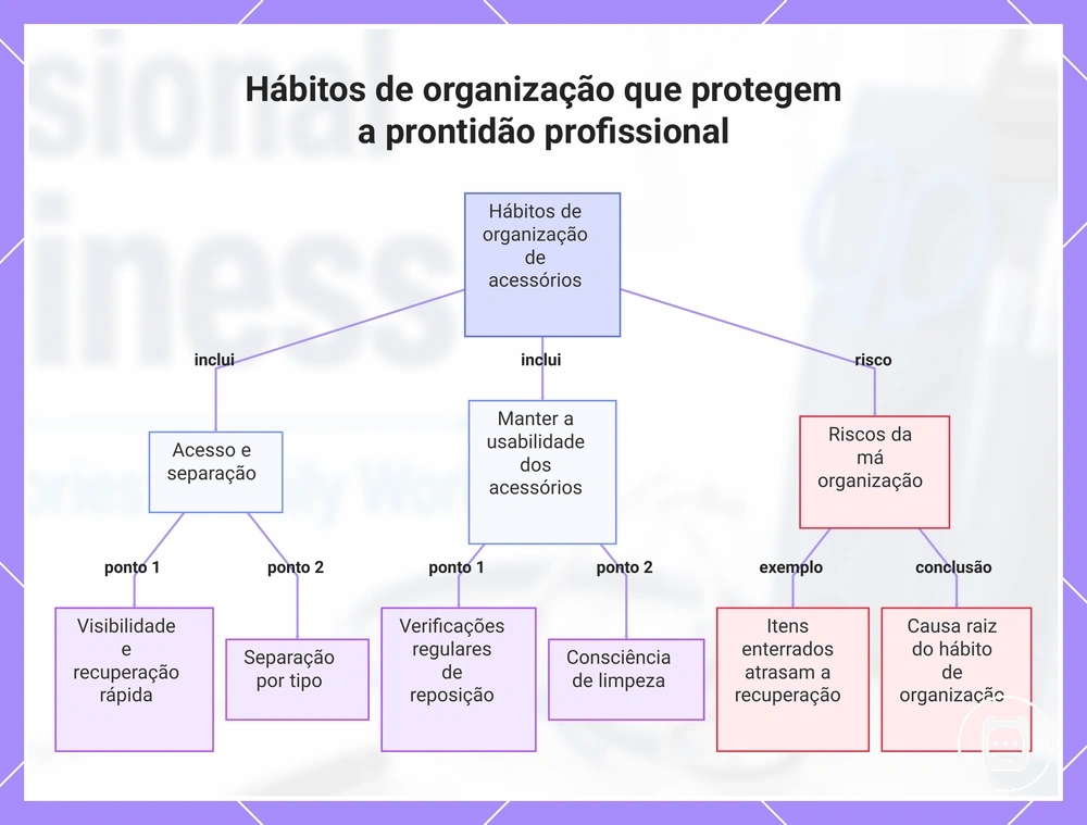 Hábitos de organização que protegem a prontidão profissional