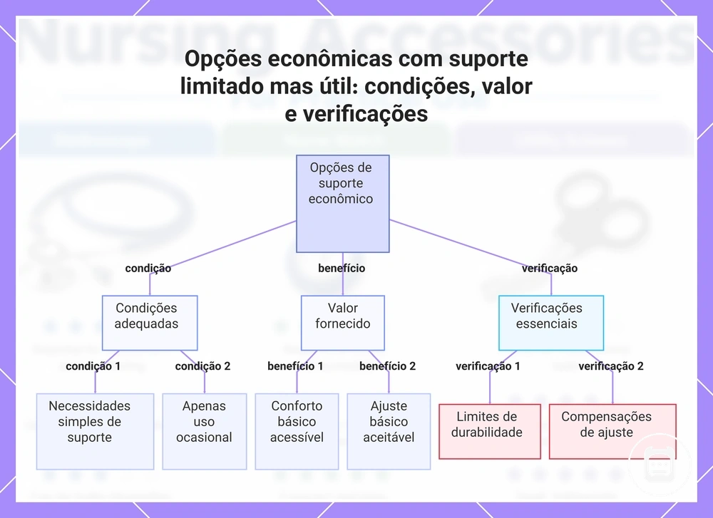 Opções econômicas com suporte limitado mas útil: condições, valor e verificações