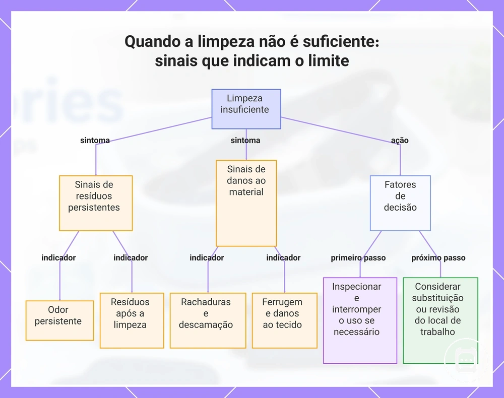 Quando a limpeza não é suficiente: sinais que indicam o limite
