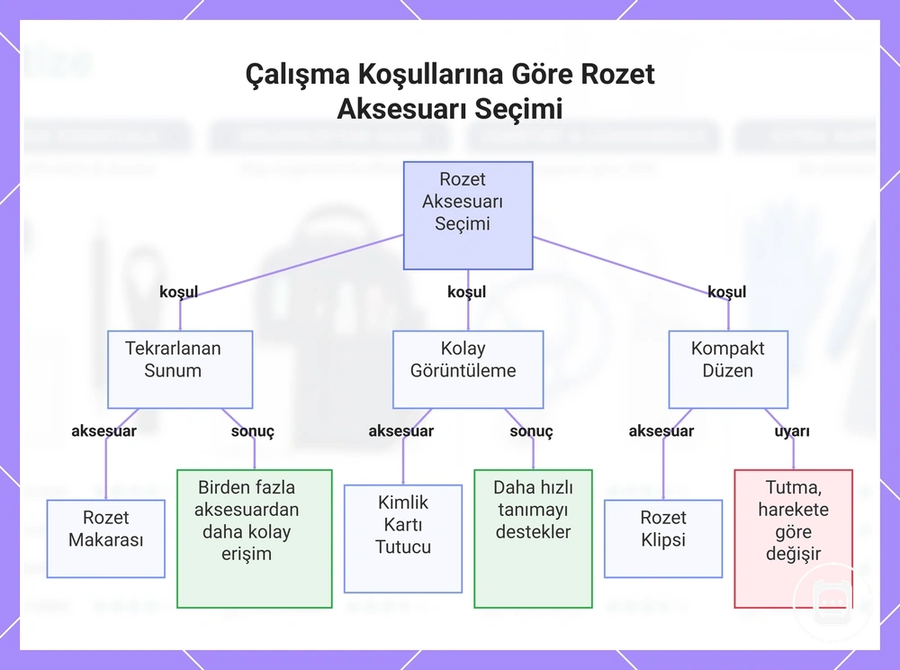 Çalışma Koşullarına Göre Rozet Aksesuarı Seçimi